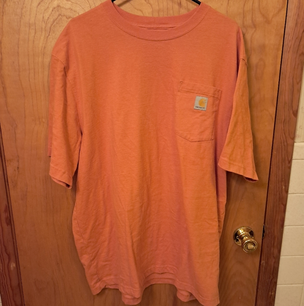 Carhartt Men's Short Sleeve Tee in Orange